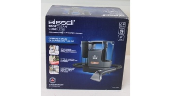 SALE OUT. Bissell SpotClean Cordless EU, Carpet and Upholstery Cleaner, UNPACKED, USED, SCRATCHES | SpotClean EU, Carpet and Upholstery Cleaner | 3681N | Cordless operating | Washing function | 25.9 V | Operating time (max) 35 min | Black | Warranty 24 mo