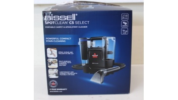 SALE OUT. Bissell SpotClean C5 Select Portable Carpet and Upholstery Cleaner, UNPACKED, USED, SCRATCHED,MISSING THE LIQVID BOTTLE | SpotClean C5 Select Portable Carpet and Upholstery Cleaner | 3928N | Corded operating | Handheld | Washing function | 400 W