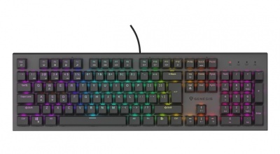 THOR 303 | Mechanical Gaming Keyboard | Wired | US | Black | USB Type-A | Outemu Brown