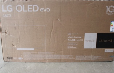 LG | OLED48C31LA | 48" (121 cm) | Smart TV | WebOS 23 | 4K UHD OLED | DAMAGED PACKAGING