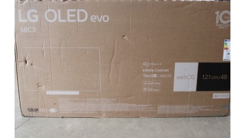 LG | OLED48C31LA | 48" (121 cm) | Smart TV | WebOS 23 | 4K UHD OLED | DAMAGED PACKAGING