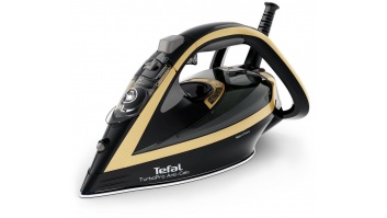 TEFAL | FV5696E1 | Steam Iron | 3000 W | Water tank capacity 300 ml | Continuous steam 50 g/min | Steam boost performance 270 g/min | Black/Golden