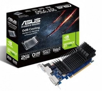 Asus | GF GT730-SL-2GD5-BRK | NVIDIA | 2 GB | GeForce GT 730 | GDDR5 | Cooling type Passive | DVI-D ports quantity 1 | HDMI ports quantity 1 | PCI Express 2.0 | Memory clock speed 5010 MHz | Processor frequency 902 MHz