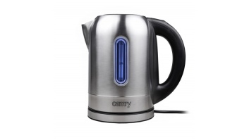 Camry | Kettle | CR 1253 | With electronic control | 2200 W | 1.7 L | Stainless steel | 360° rotational base | Stainless steel