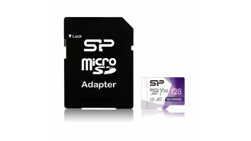 Silicon Power | Superior Pro | 128 GB | micro SDXC | Flash memory class 10 | with Adapter