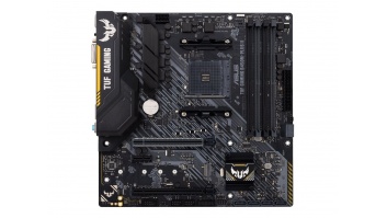 Asus | TUF GAMING B450M-PLUS II | Processor family AMD | Processor socket AM4 | DDR4 | Memory slots 4 | Number of SATA connectors 6 x SATA III | Chipset AMD B | Micro ATX