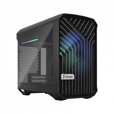 Fractal Design | Torrent Nano RGB TG Light Tint | Side window | Black | ATX