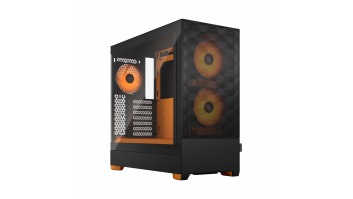 Fractal Design | Pop Air RGB | Side window | Orange Core TG Clear Tint | ATX, mATX, Mini ITX | Power supply included No | ATX