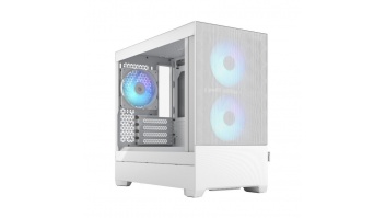 Fractal Design | Pop Mini Air RGB | Side window | White TG Clear Tint | mATX, Mini ITX | Power supply included No | ATX