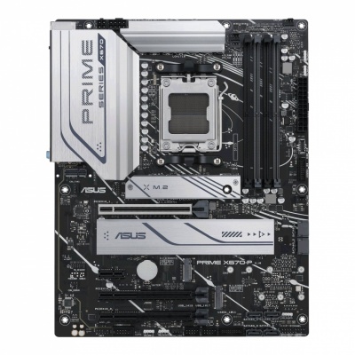 Asus | PRIME X670-P | Processor family AMD | Processor socket  AM5 | DDR5 DIMM | Memory slots 4 | Supported hard disk drive interfaces 	SATA, M.2 | Number of SATA connectors 6 | Chipset AMD X670 | ATX