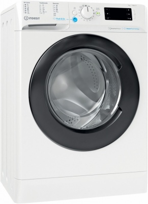 INDESIT | Washing machine | BWSE 71295X WBV EU | Energy efficiency class B | Front loading | Washing capacity 7 kg | 1200 RPM | Depth 43.5 cm | Width 59.5 cm | Display | Big Digit | White