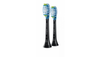 Philips | Interchangeable Sonic Toothbrush Heads | HX9042/33 Sonicare C3 Premium Plaque Defence | Heads | For adults and children | Number of brush heads included 2 | Number of teeth brushing modes Does not apply | Sonic technology | Black