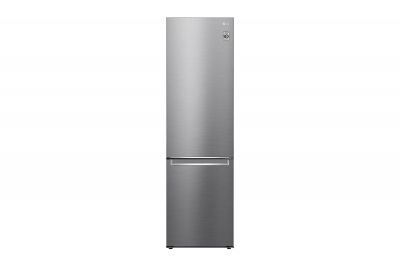 LG | Refrigerator | GBB72PZVCN1 | Energy efficiency class C | Free standing | Combi | Height 203 cm | Fridge net capacity 277 L | Freezer net capacity 107 L | Display | 35 dB | Stainless steel