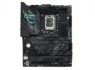 Asus | ROG STRIX Z790-F GAMING WIFI | Processor family Intel | Processor socket  LGA1700 | DDR5 DIMM | Memory slots 4 | Supported hard disk drive interfaces 	SATA, M.2 | Number of SATA connectors 4 | Chipset Intel Z790 | ATX