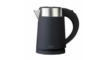 Adler | Kettle | AD 1372 | Electric | 800 W | 0.6 L | Plastic/Stainless steel | 360° rotational base | Black