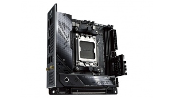 Asus | ROG STRIX X670E-I GAMING WIFI | Processor family AMD | Processor socket AM5 | DDR5 DIMM | Memory slots 2 | Supported hard disk drive interfaces SATA, M.2 | Number of SATA connectors 2 | Chipset  AMD X670 | Mini-ITX