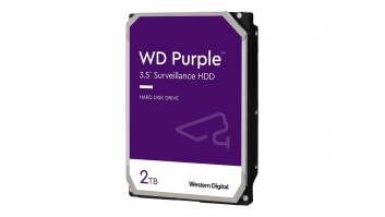 Western Digital | Hard Drive | Purple WD23PURZ | N/A RPM | 2000 GB