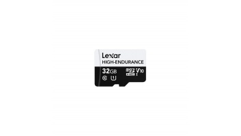 Lexar | Flash Memory Card | High-Endurance | 32 GB | microSDHC | Flash memory class UHS-I