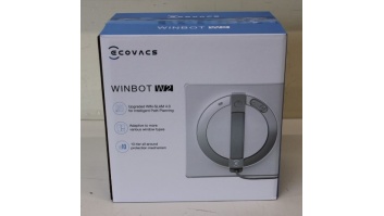 SALE OUT. Ecovacs Window cleaning robot WINBOT W2, Auto-Spray, Intelligent steady climbing system, WIN-SLAM 4.0, White, UNPACKED AS DEMO | Windows Cleaner Robot | WINBOT W2 | Corded | 2800 Pa | White | UNPACKED AS DEMO