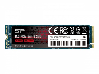 SILICON POWER SSD PCIe Gen 3x4 P34A80 1TB