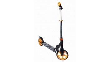 Akcija! Muuwmi Aluminium Scooter skrejritenis 200 mm, melns/oranžs