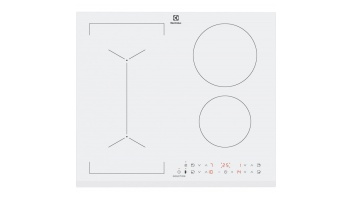 Electrolux indukcijas plīts virsma, iebūv., balta