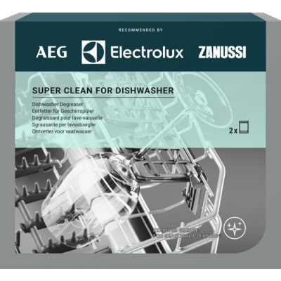 Akcija! Electrolux Super Clean - attaukotājs trauku mazgājamajām mašīnām, iepakojumā 2 gab.x50g