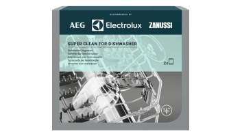 Akcija! Electrolux Super Clean - attaukotājs trauku mazgājamajām mašīnām, iepakojumā 2 gab.x50g