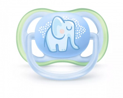 (V) Izpārdošanas cena! Philips Avent māneklītis Ultra Air Deco, blue elephant, 0-6M (1 gab), zēnu