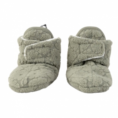 Lodger Slipper Folklore Fleece čībiņas, Elm, 12-18m