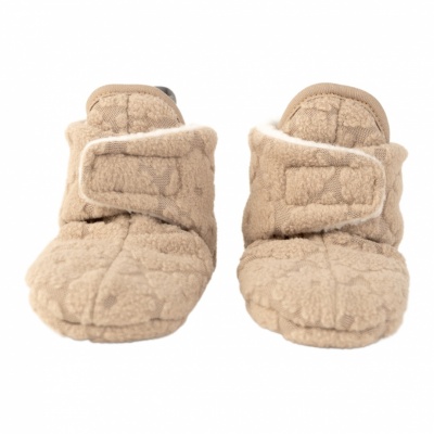 Lodger Slipper Folklore Fleece čībiņas, Beige, 12-18m