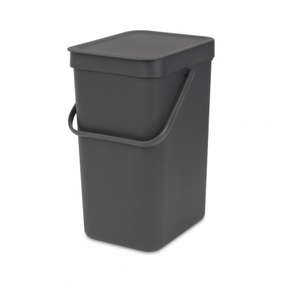 BRABANTIA atkritumu tvertne Sort &amp; Go, 12 l, grey