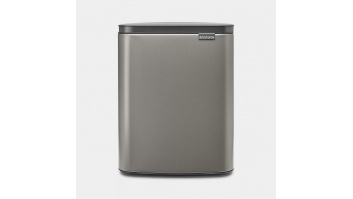 BRABANTIA atkritumu tvertne Bo,12l,Platinum