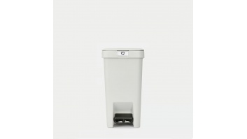 BRABANTIA atkritumu tvertne StepUp ar pedāli, 10l, Light Grey