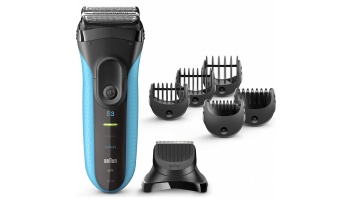 Braun | Shaver with trimmer | Series 3 Shave&Style 3010BT | Operating time (max) 45 min | Wet & Dry | NiMH | Black/Blue