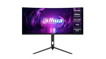 LCD Monitor|DAHUA|DHI-LM30-E330CA|30"|Gaming/Curved/21 : 9|Panel VA|2560x1080|21:9|200Hz|1 ms|Swivel|Tilt|Colour Black|LM30-E330CA