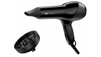 Braun | Hair Dryer | HD785 Satin Hair 7 SensoDryer | 2000 W | Number of temperature settings 4 | Ionic function | Diffuser nozzle | Black