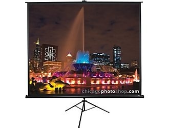 Elite Screens | Tripod Series | T113UWS1 | Diagonal 113 " | 1:1 | Viewable screen width (W) 203 cm | Black