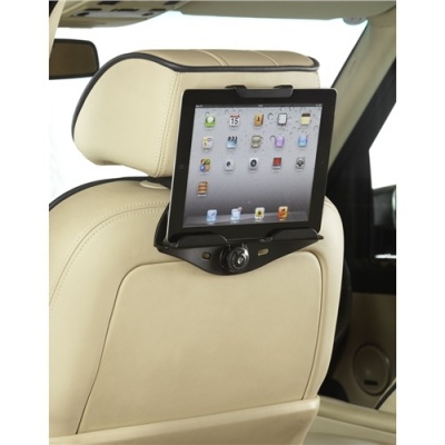 Targus | Universal In Car Tablet Holder | * BOA closure system allows you to quickly adjust and secure the cradle to fit virtually any tablet* Adjustable strap fits onto all types of car headrests* Compact design which fits neatly into car backseat pocket