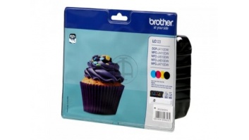 Brother LC-123 | Ink Cartridge | Black, Cyan, Magenta, Yellow