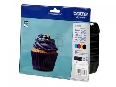 Brother LC-123 | Ink Cartridge | Black, Cyan, Magenta, Yellow