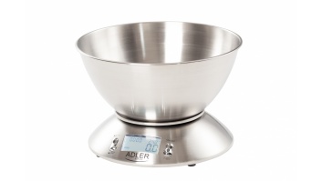 Adler | Kitchen scales | AD 3134 | Maximum weight (capacity) 5 kg | Graduation 1 g | Stainless steel