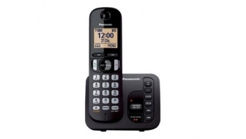 Panasonic | Cordless | KX-TGC220FXB | Built-in display | Caller ID | Black | Phonebook capacity 50 entries | Speakerphone