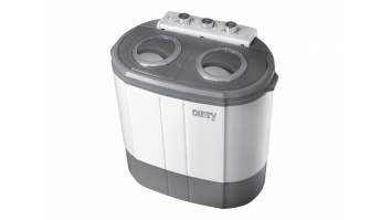 Camry | Washing machine | CR 8052 | Top loading | Washing capacity 3 kg | 1300 RPM | Depth 40 cm | Width 60 cm | White-Grey