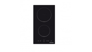 Candy | Domino | CDH 30 | Vitroceramic | Number of burners/cooking zones 2 | Touch | Timer | Black | Display