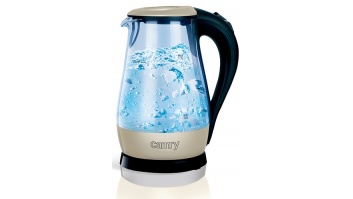 Camry | CR 1251 | Standard kettle | 2000 W | 1.7 L | Glass | 360° rotational base | Glass/Black