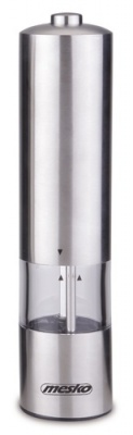 Mesko | Electric Pepper mill | MS 4432 | Power supply: 4 x batteries type AA | Stainless steel