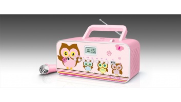 Muse | M-29KP | Portable radio CD/MP3 player with USB | 30 W | Pink/Image