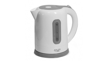 Adler | Kettles | AD 1234 | Standard kettle | 2200 W | 1.7 L | Plastic | 360° rotational base | White