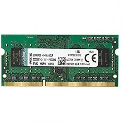 Kingston | 4 GB | DDR3 | 1600 MHz | Notebook | Registered No | ECC No